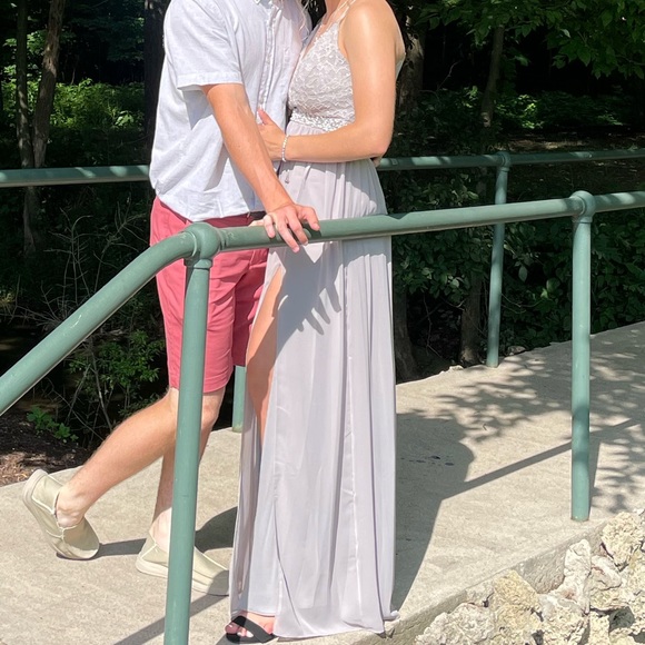 Women’s Emerald Sundae Maxi Prom Dress - Picture 2 of 6